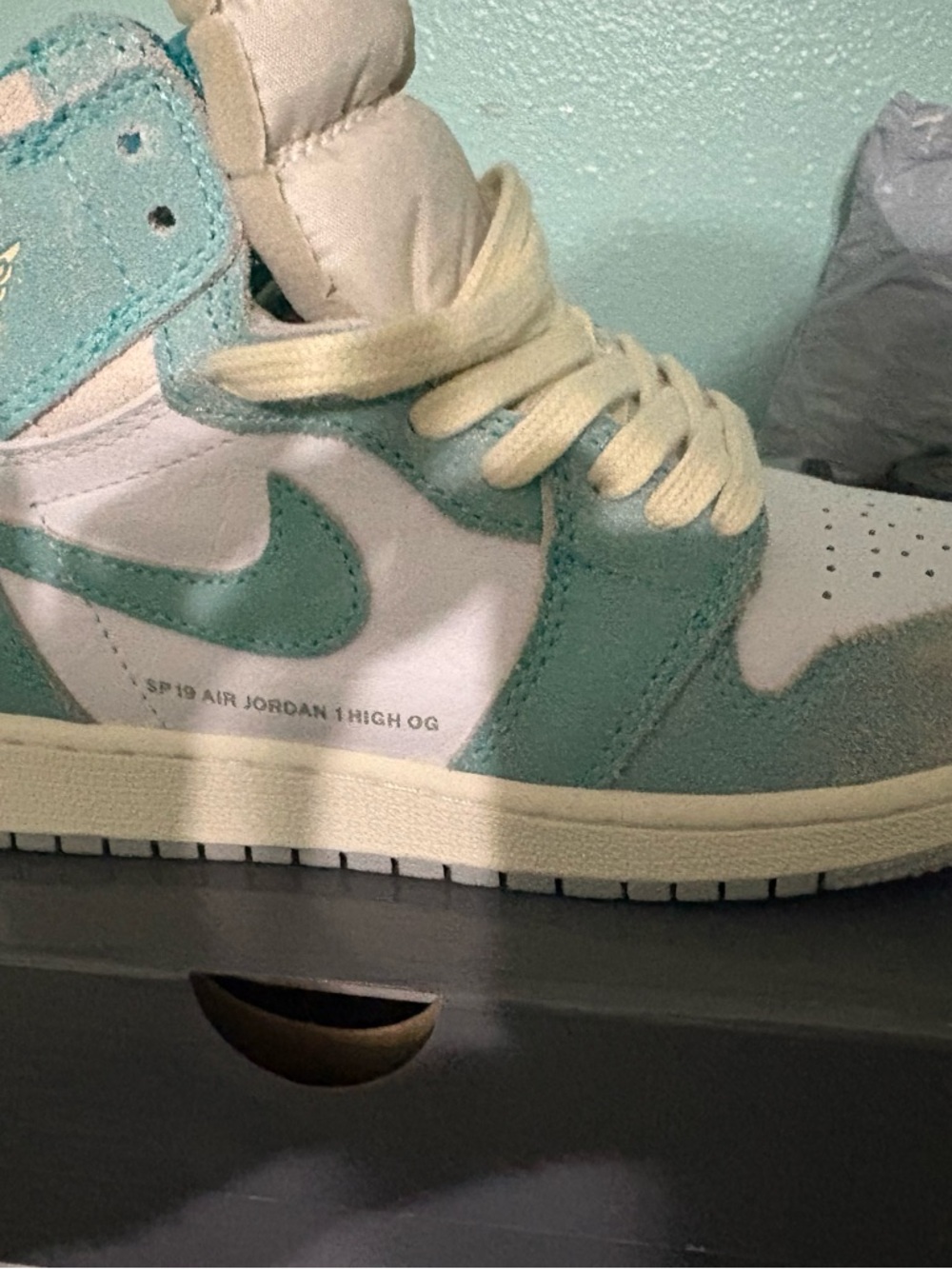 Air Jordan 1 High OG in Seafoam White
